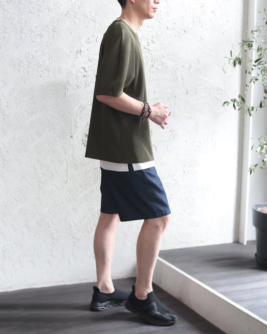 RRLブラックシャンブレーショートパンツ(ごま塩) TMDL】シャンブレー ショートパンツ (250659) | voice clothing store