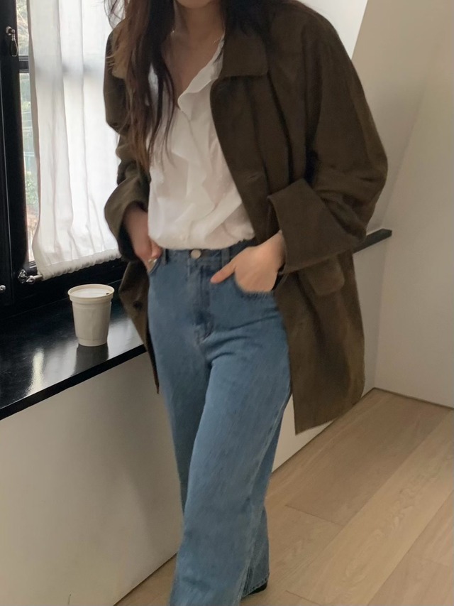(予約) fl lanel / Ruffle blouse 1color