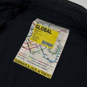 イタリア製 allegri アレグリ GLOBAL MIND 比翼ジップ ステンカラーコート サイズ 46(M) /ネイビー/C-TK83