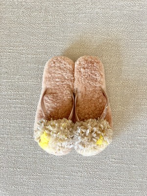 Mouton jelly sandals Beige (Lemon mix)