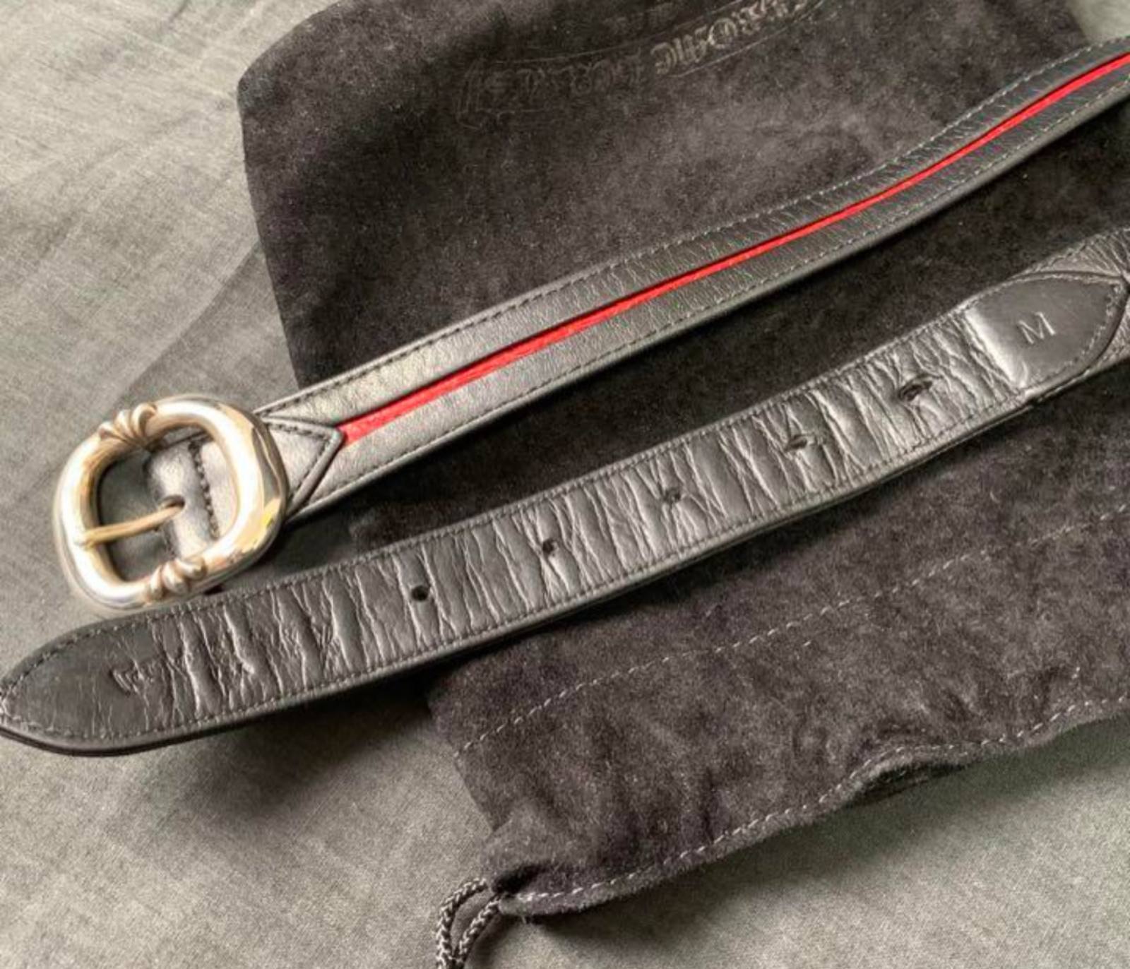 CHROME HEARTS クロムハーツ 赤ライン ガンスリンガーベルト CHROME HEARTS クロムハーツ 赤ライン ガンスリンガーベルト