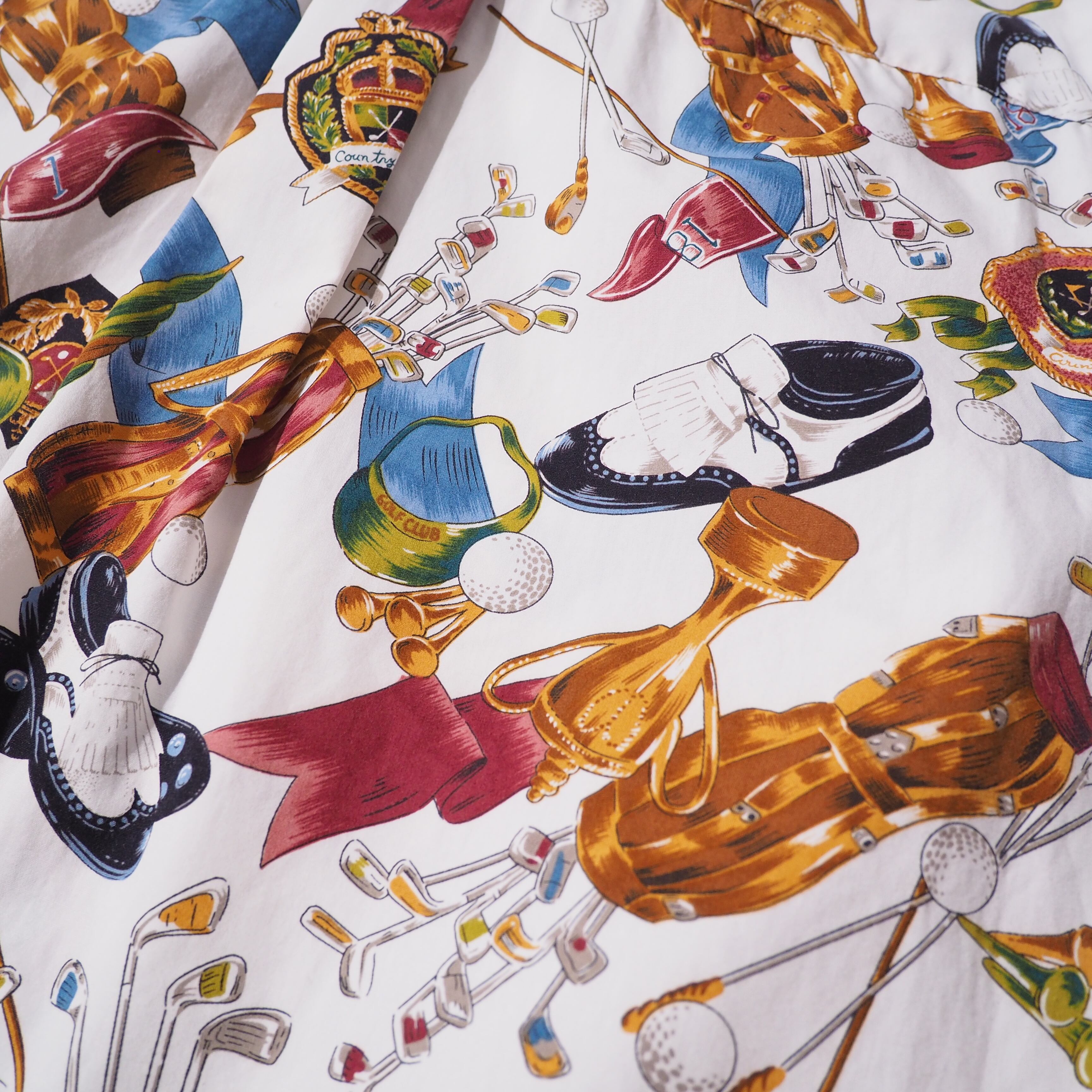 1990s " Made in USA " Beautiful Luxury pattern vintage loose Button down shirt