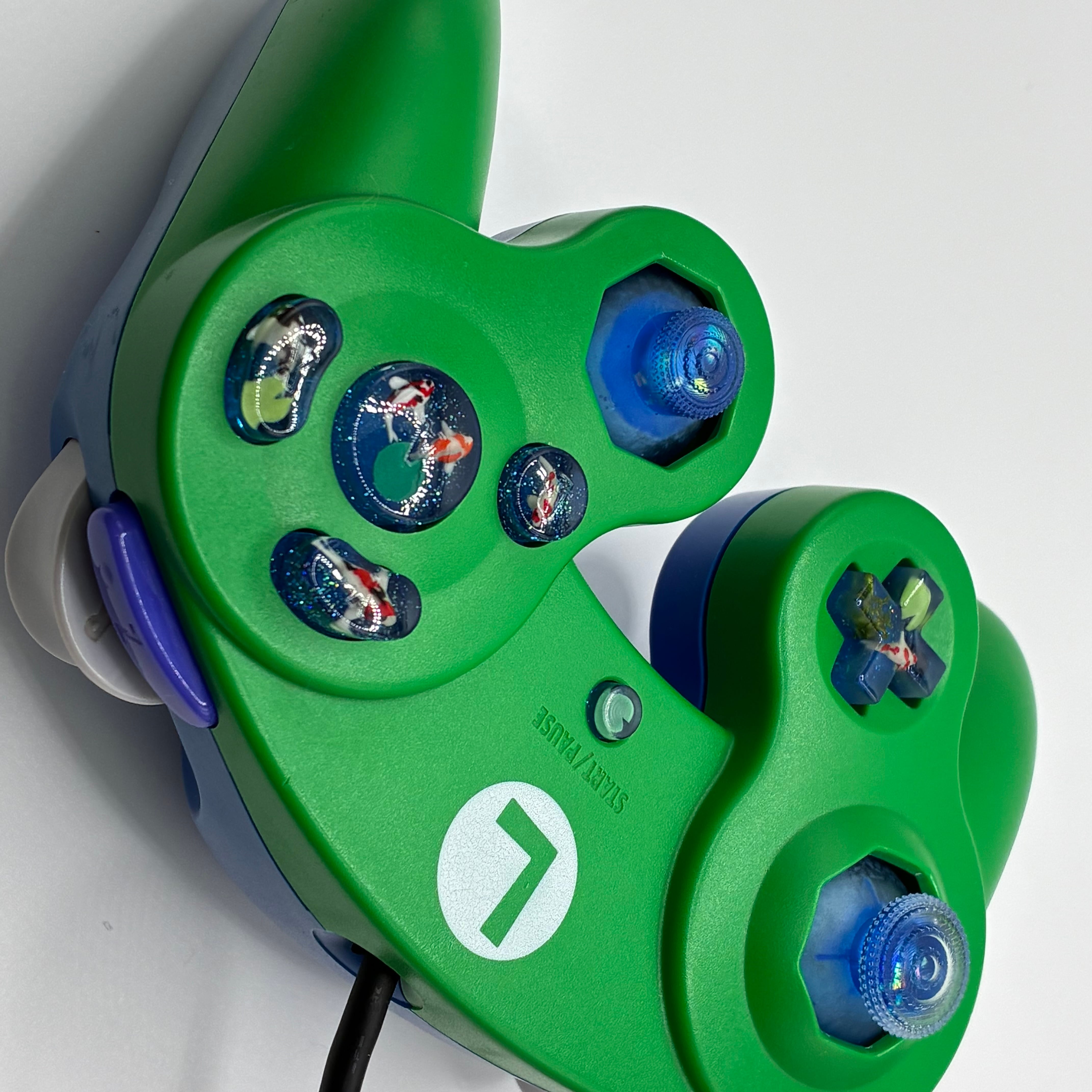 ルイージ】ゲームキューブコントローラー | KI custom