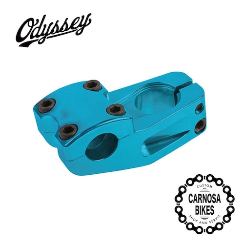 【ODYSSEY】BOSS V2 STEM [ボス ブイツーステム] Φ22.2mm / 52mm Anodized-Cyan