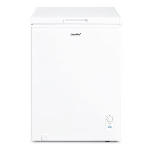 【数量限り】COMFEE' 冷凍庫 99L 幅54.5cm 上開き 家庭用 セカンド冷凍庫 小型 温度調節6段階 コンパクト 省エネ 静音 省スペース 冷凍食品保存 まとめ買い RCC100WH(E) ホワイト