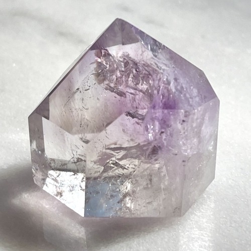 【超美石】アイリスアメジスト　ポイント　握り石　4344