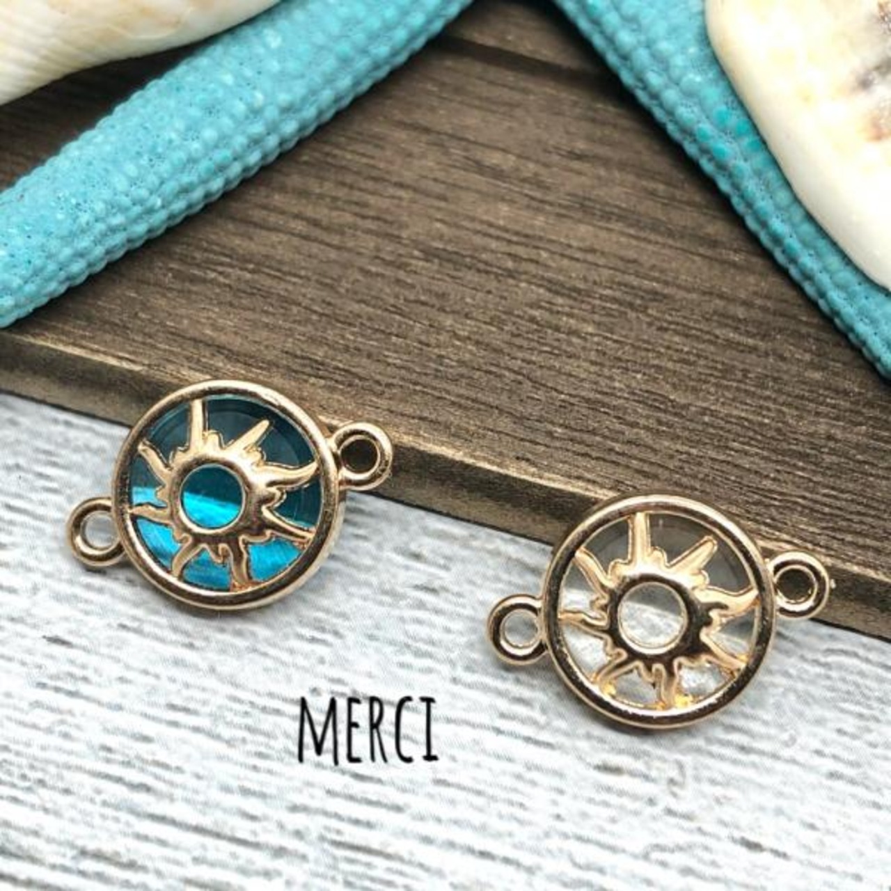 サン両カン/コネクター /チャーム/太陽/ブレスレット