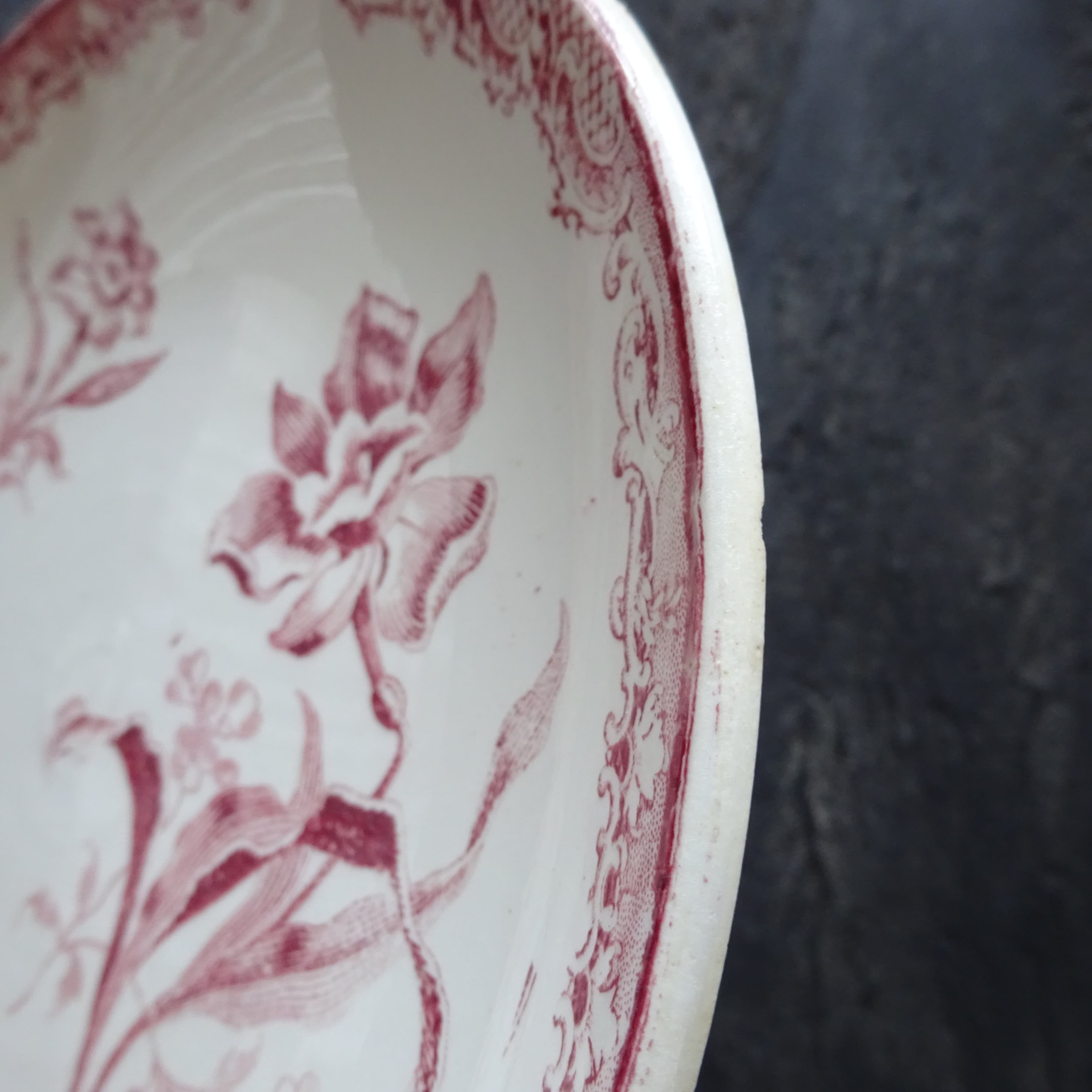 【 Épuisé 】Sarreguemines*modèle《FONTANGES》petite assiette