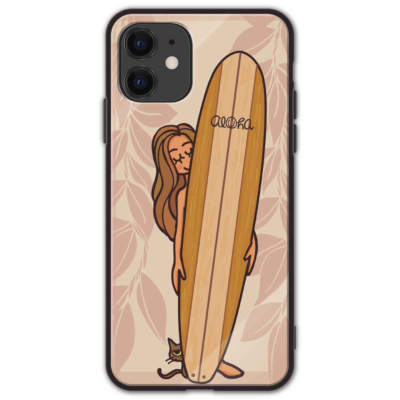 まりりん ガラス スマホケース【Hey You】