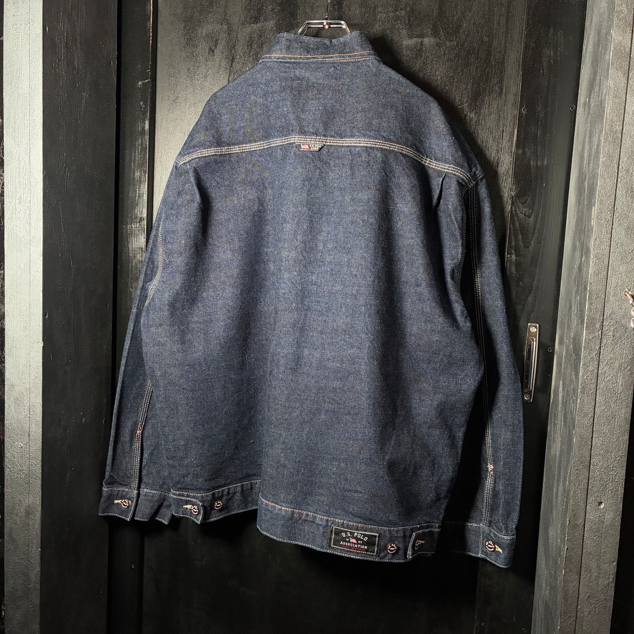 90s U.S. POLO ASSN デニムジャケット 2ndタイプ ストリートカスタム