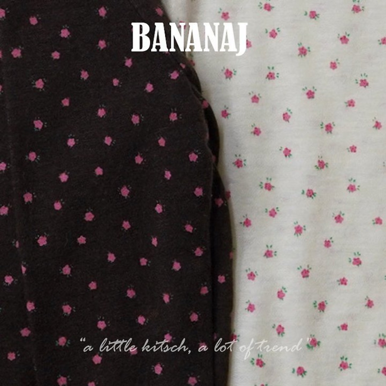 韓国子供服 / BANANA J / 26Autumn / ローズ タートルネックTシャツ / 秋服 / キッズ *XS~JS*