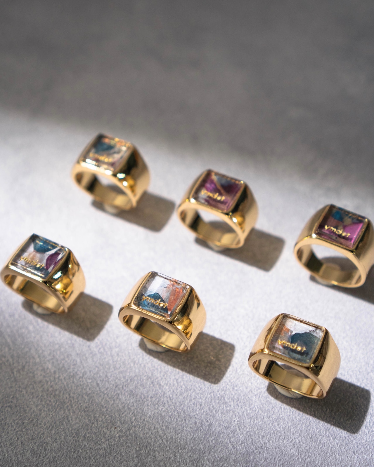 square 【椿】ring