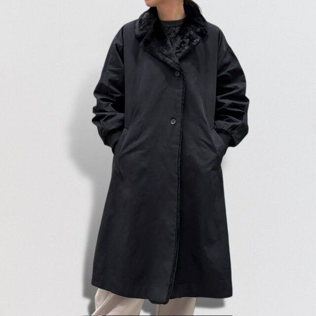 mizuiro ind back boa coat | CoCo Cuore