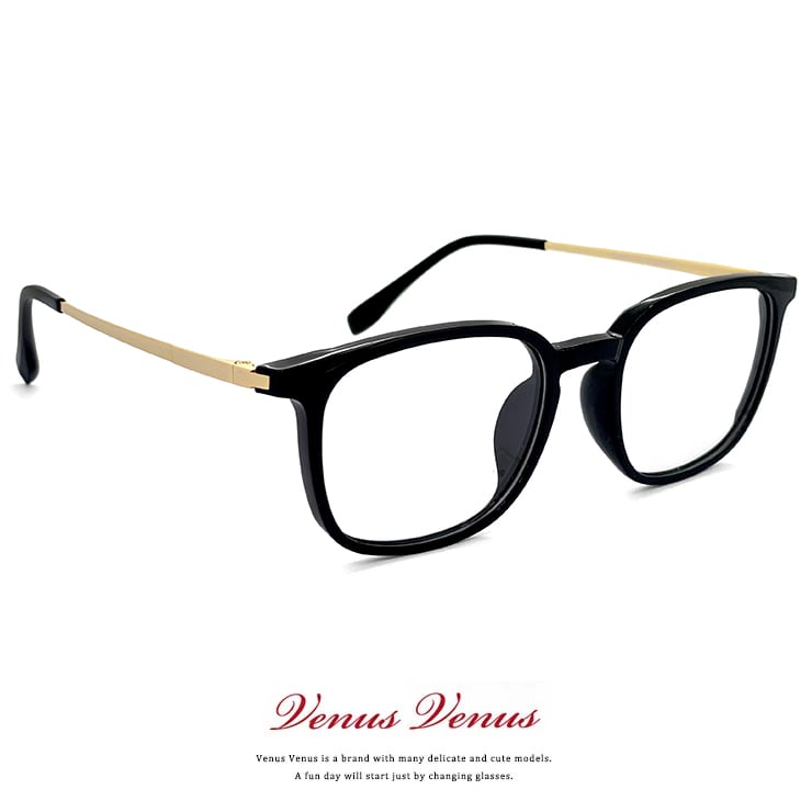 メガネ tr9602-1 メンズ レディース ユニセックスモデル 眼鏡 アラレちゃん メガネ 眼鏡 おしゃれ ウェリントン 型 黒ぶち
