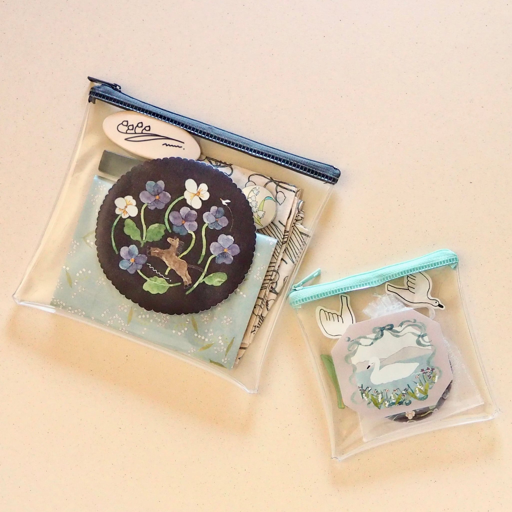 clear pouch S