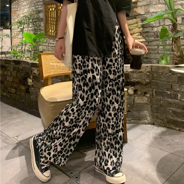 サマー薄手パンツ ハイウェストルーズ ストリート 夏物 ケッペル10447780413