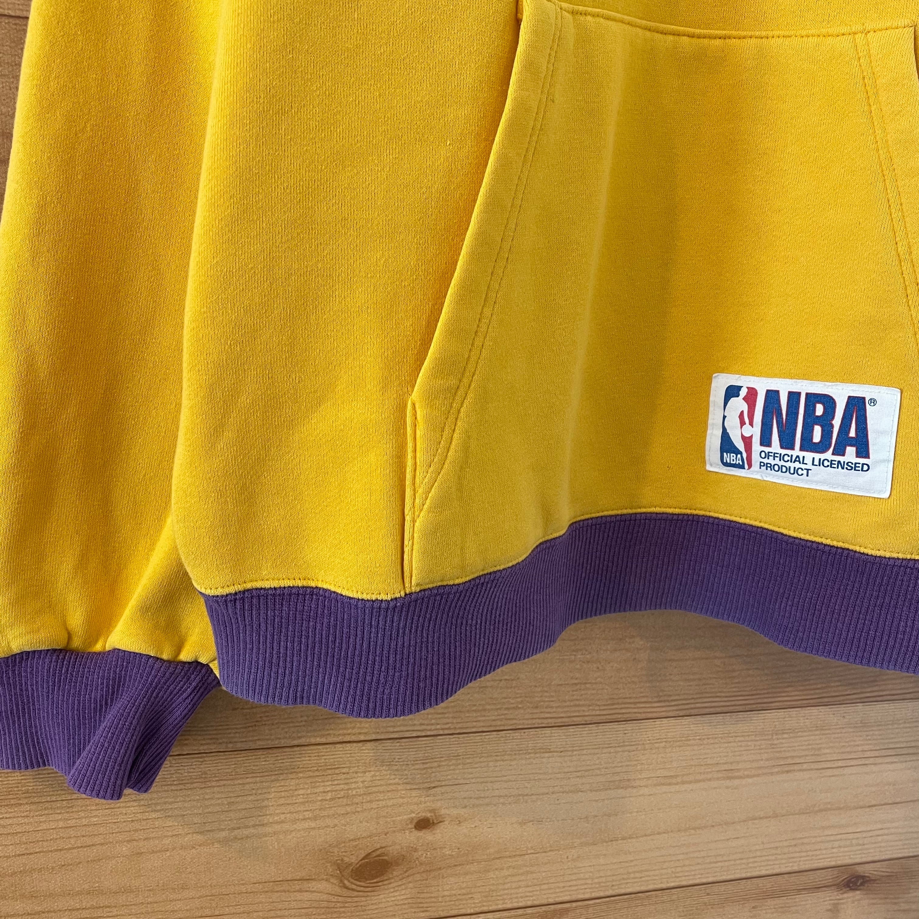 ~90年代 COTTON COMPANY NBA LOS ANGELES LAKERS ロサンゼルスレイカーズ スウェットシャツ トレーナー メンズXL ヴィンテージ /eaa374367