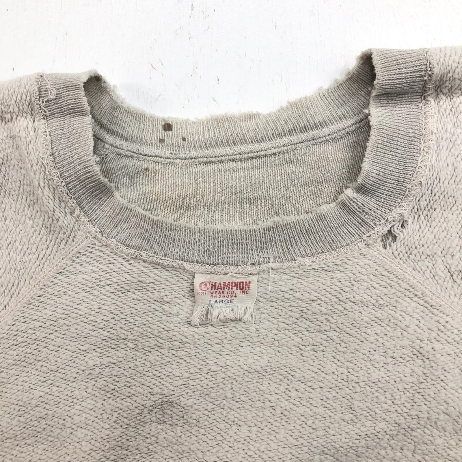 60s champion カレッジプリント　3段カプセル　ランタグ　L-XL 60s champion カレッジプリント 3段カプセル ランタグ L-XL 60s