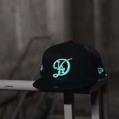 【gifthat別注】NEW ERA 950/9FIFTY ロサンゼルス・ドジャース シティコネクトBLACK SEAGLASS