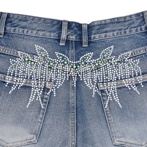 【WE11DONE】SKY MENS RAW CUT EDGE WASHED DENIM PANTS