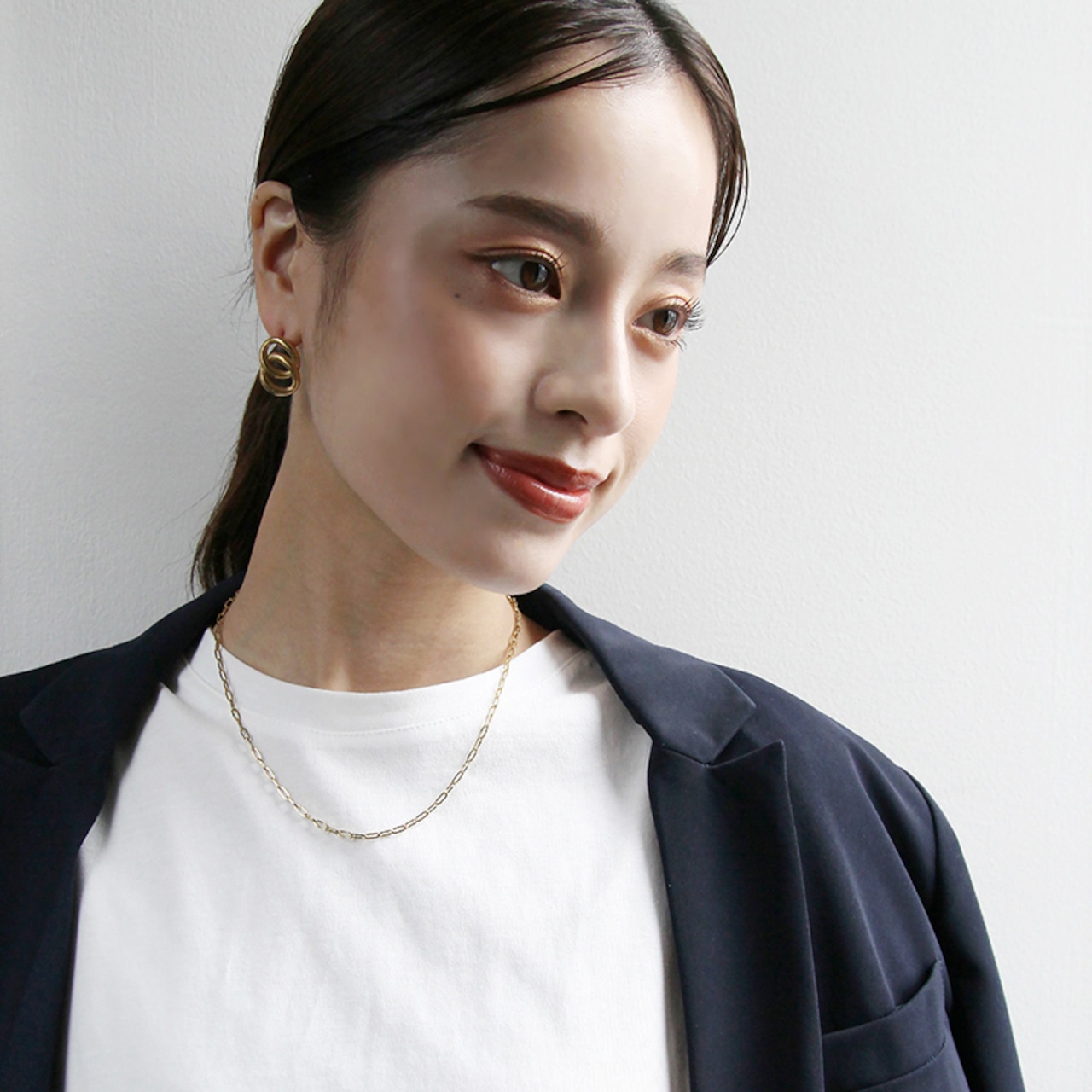 【ネコポス便】ピアス ダブルリングピアス 金属アレルギー ステンレス 1946