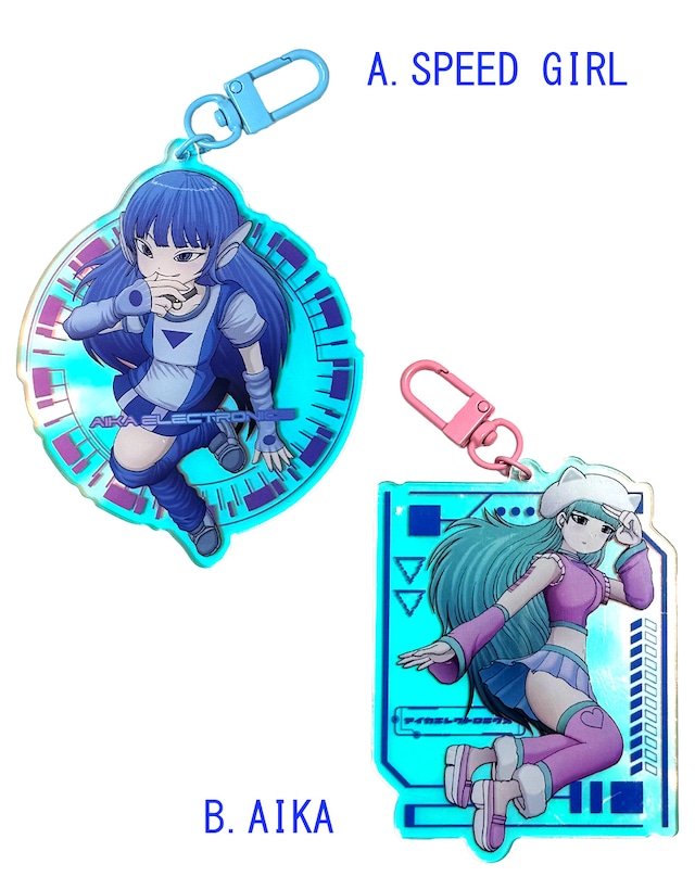 押切蓮介 × AIKA ELECTRONICS ACRYLIC KEYCHAIN ／AIKA ELECTRONICS × 押切蓮介