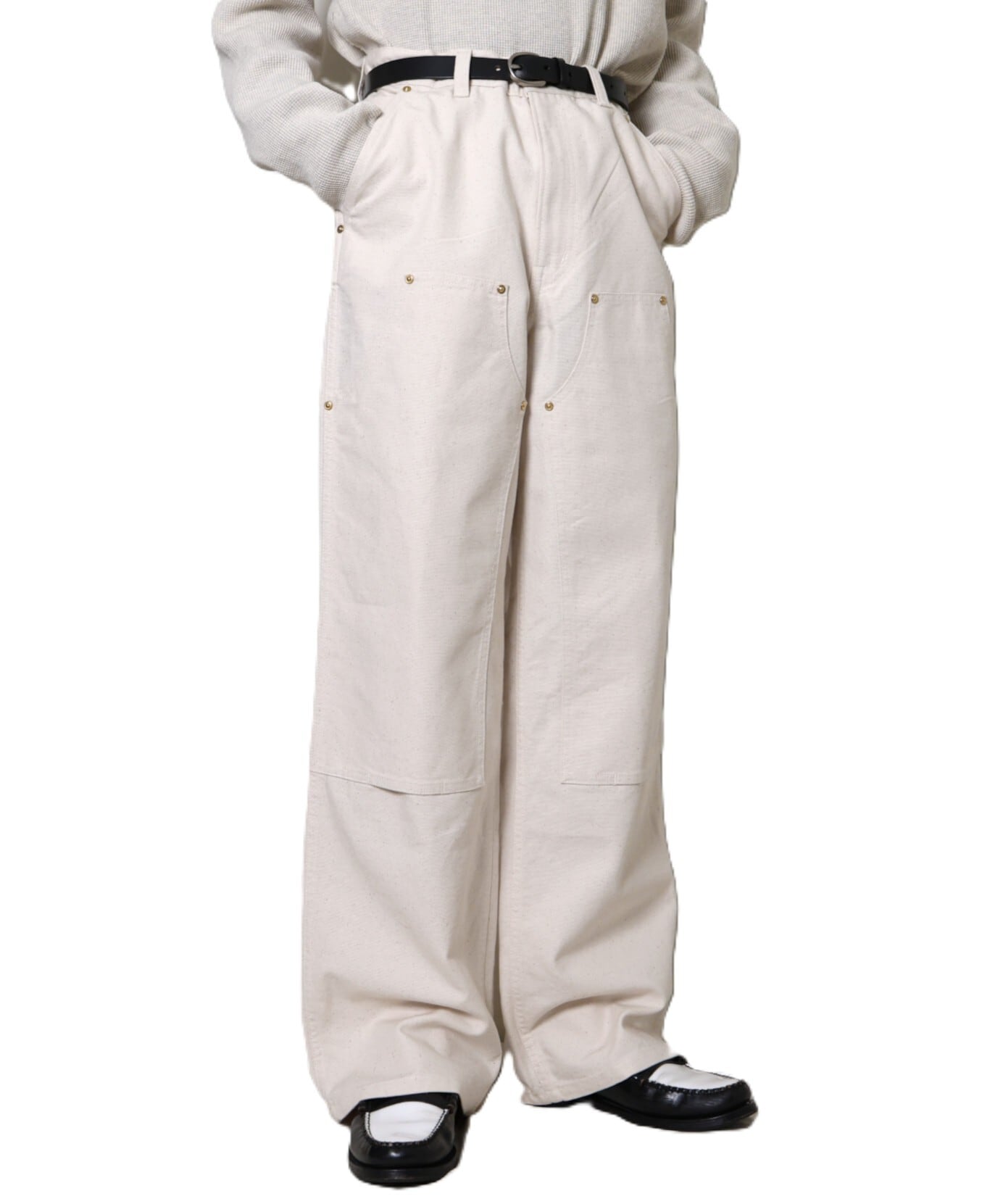 UNUSED アンユーズド 20AW 日本製 LINE PANTS キャバリーツイル ラインパンツ UW0920 2 OFF WHITE ボトムス【新古品】【中古】【UNUSED】 新品 UNUSED アンユーズド 20AW 日本製 LINE PANTS キャバリーツイル