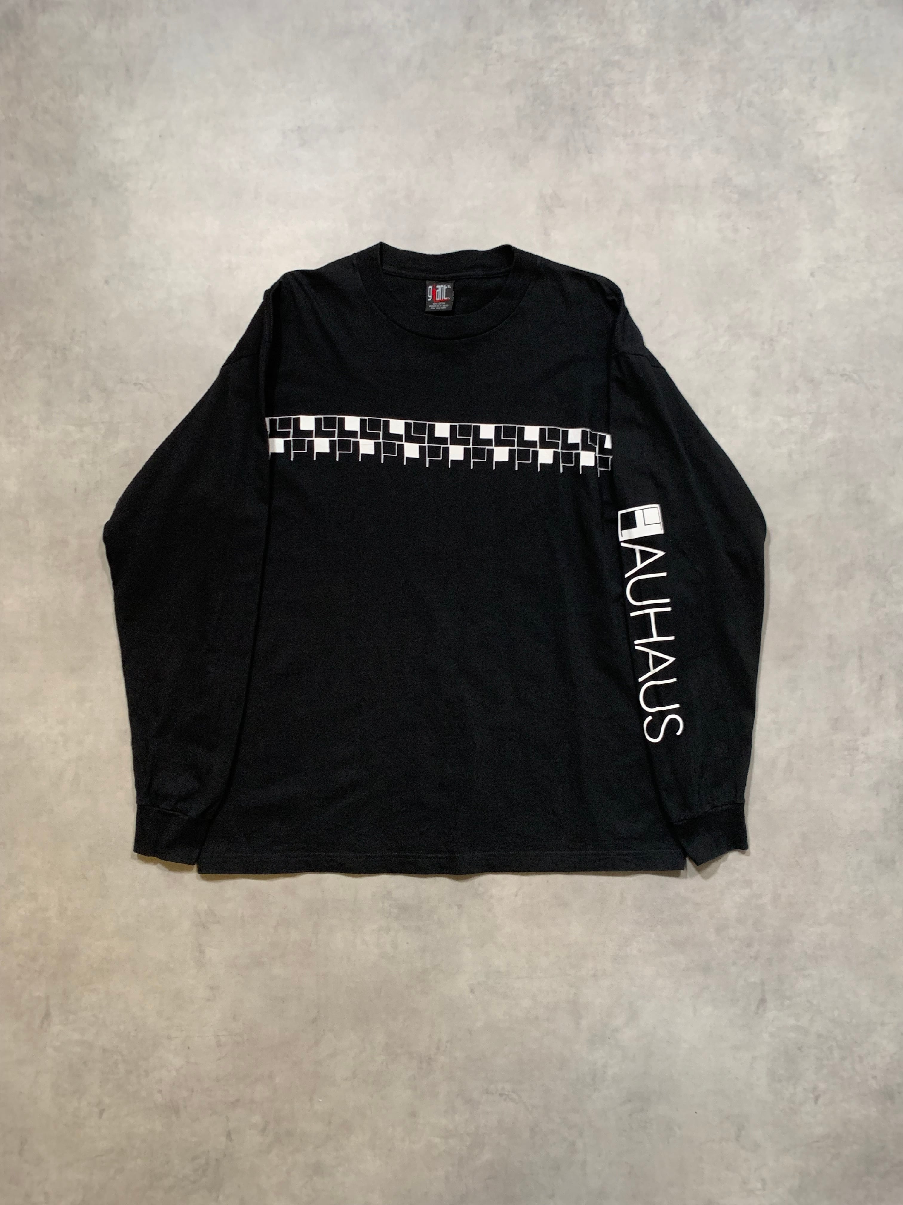 90's “BAUHAUS” L/S Sleeve Print Band Tee | RENGA CLOTHING STORE