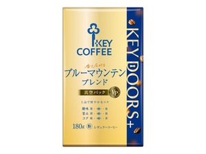 【数量限り】キーコーヒー KEY DOORS+ 香り広がる ブルーマウンテンブレンド VP 180g