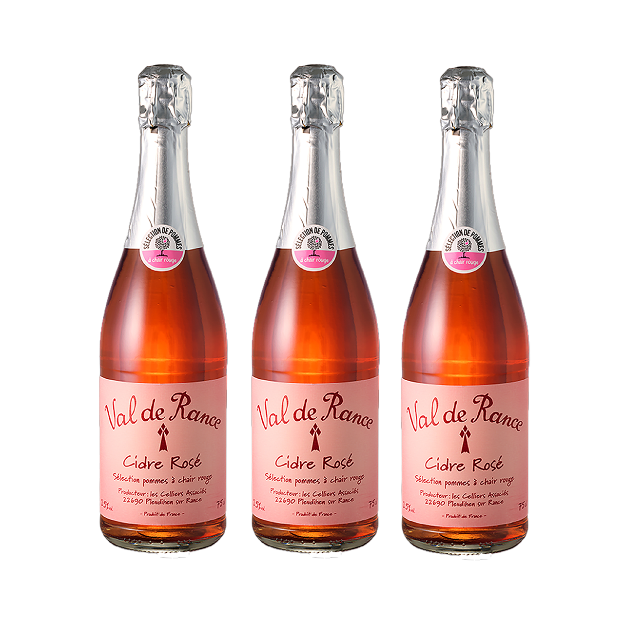 Val de Rance シードル ロゼ〈甘口〉3本セット