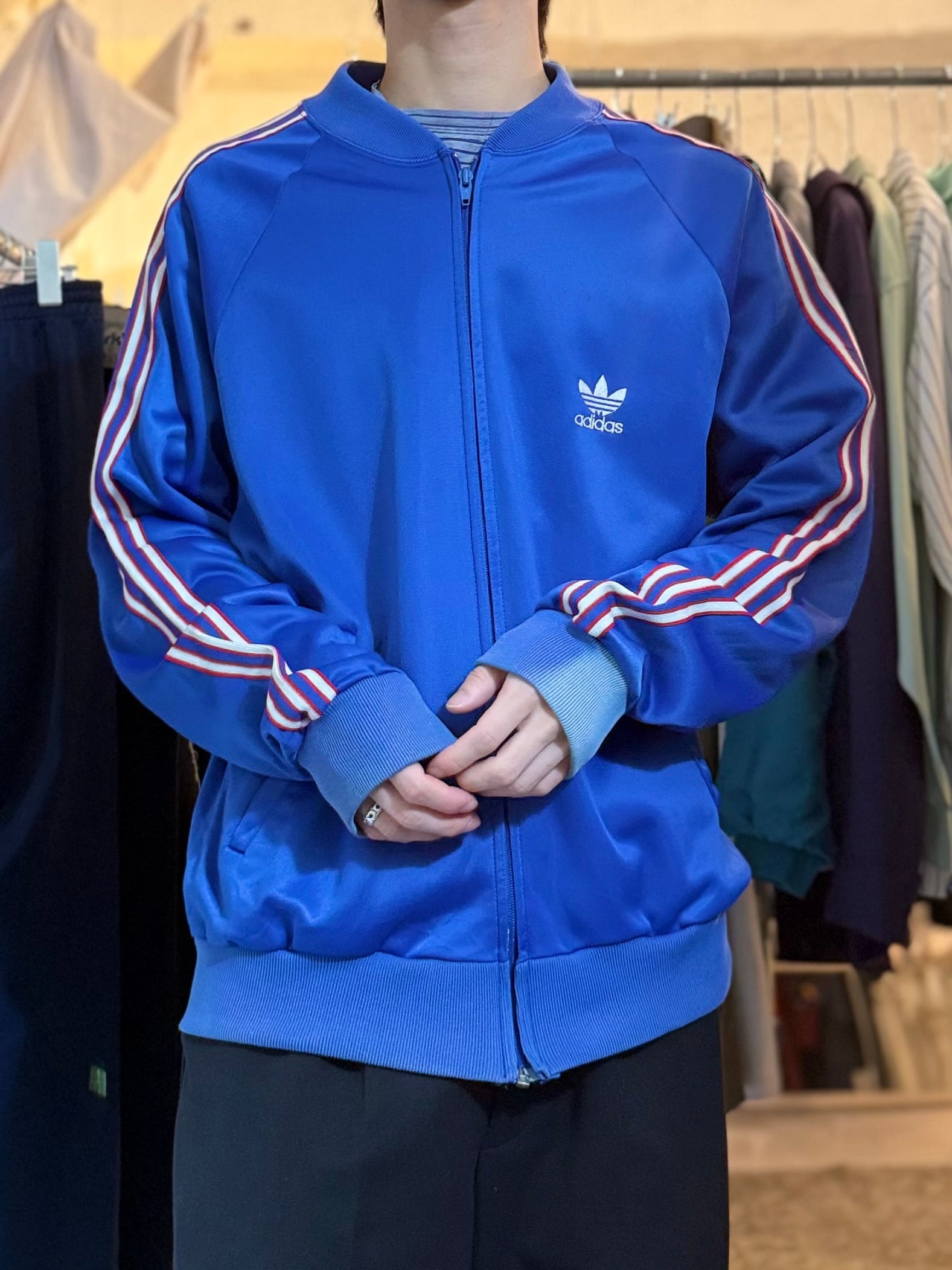 80s vintage DESCENTE製 Adidas game shirt | mesen