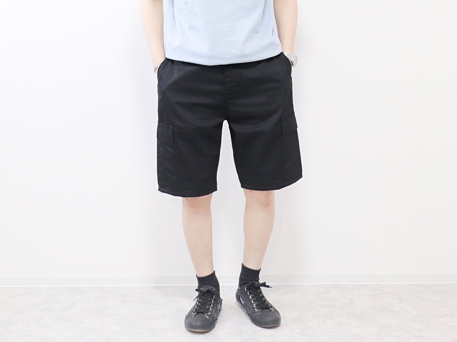 MILITARY / B.D.U ショートパンツ - BLACK