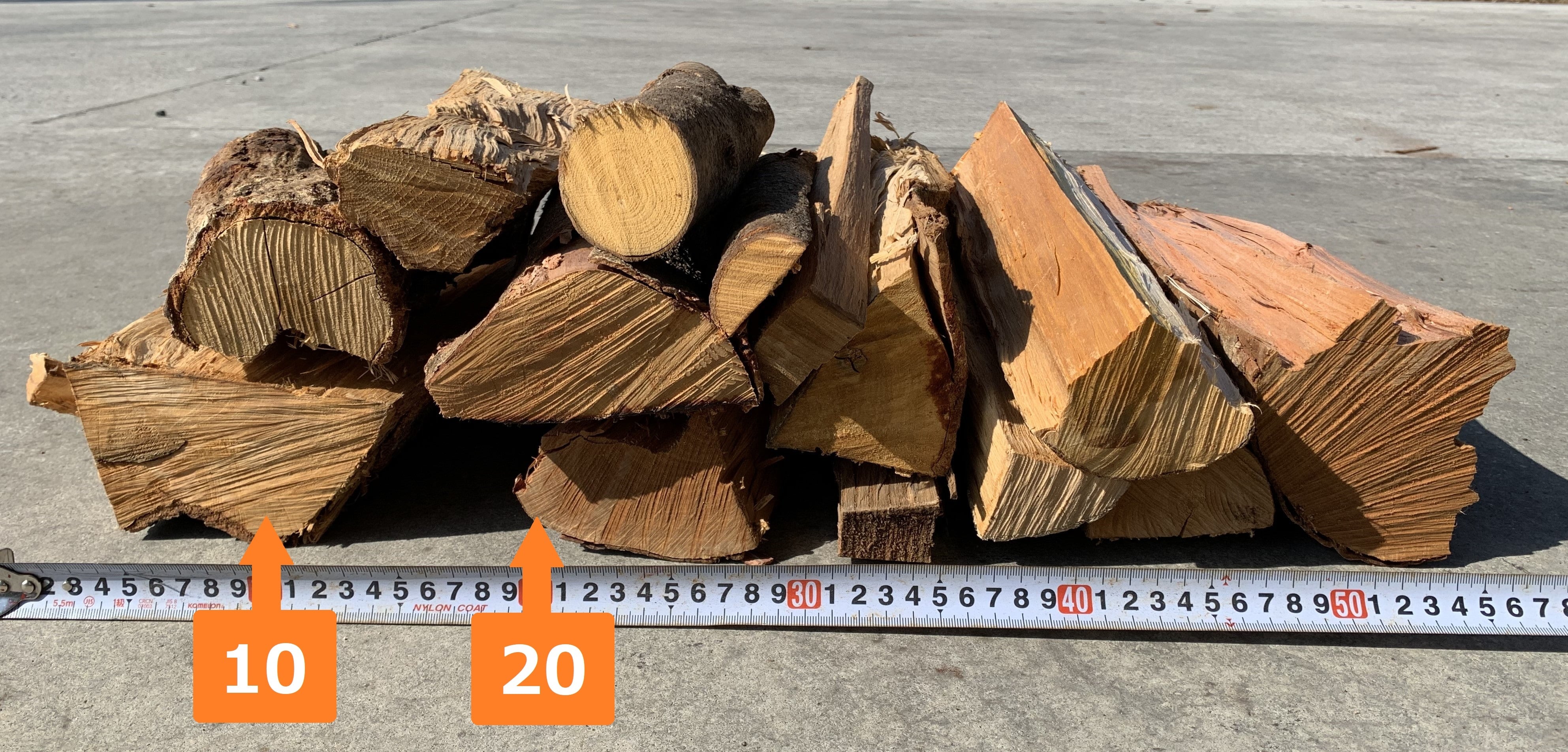 ●お取引成立● 引取限定 広葉樹 未乾燥 訳あり 規格外 薪 0.87㎥に山盛り ○お取引成立○ 引取限定 広葉樹 未乾燥 訳あり 規格外 薪 0.87㎥に山盛り