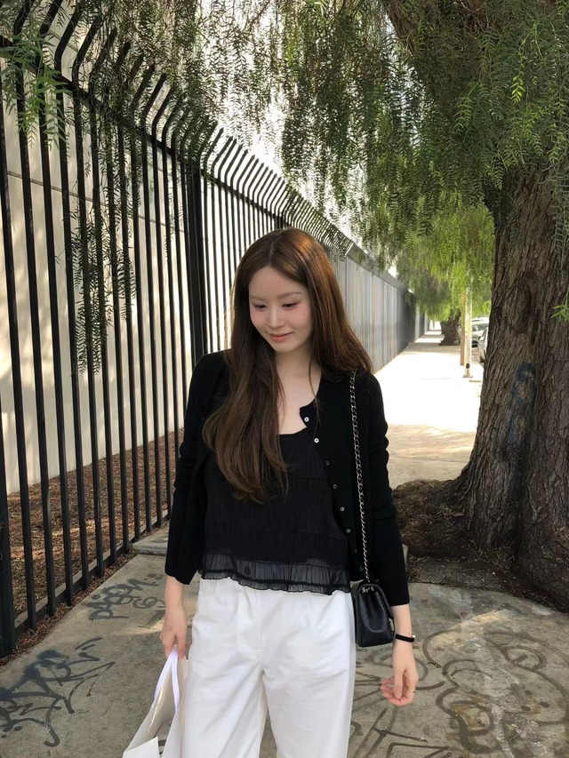 (予約) ounce / Low silky cardigan 3color