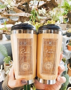 Bamboo stainless tumbler(Hawaiian)