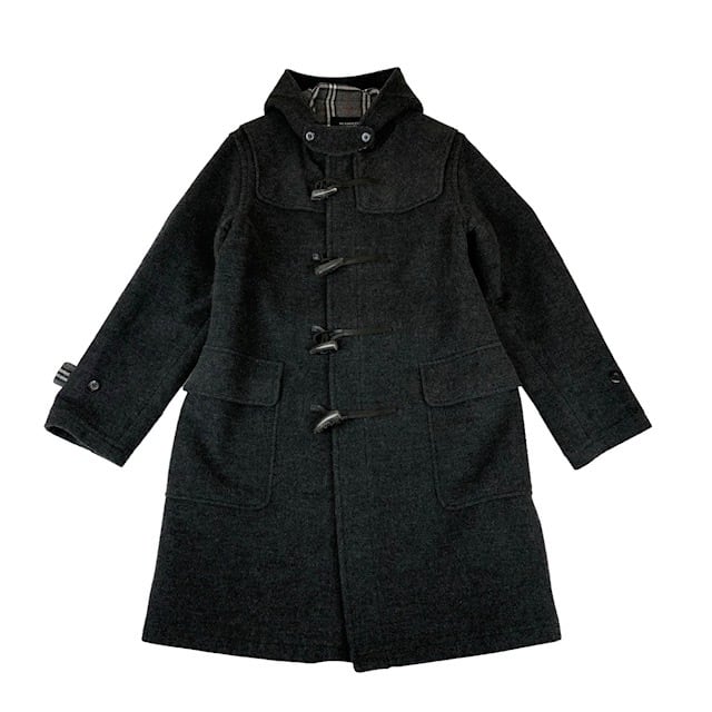 極限値下 BURBERRY BLACK LABEL 振り乱し エコレザー ダッフルコート 極限値下 BURBERRY BLACK LABEL 振り乱し エコレザー ダッフルコート