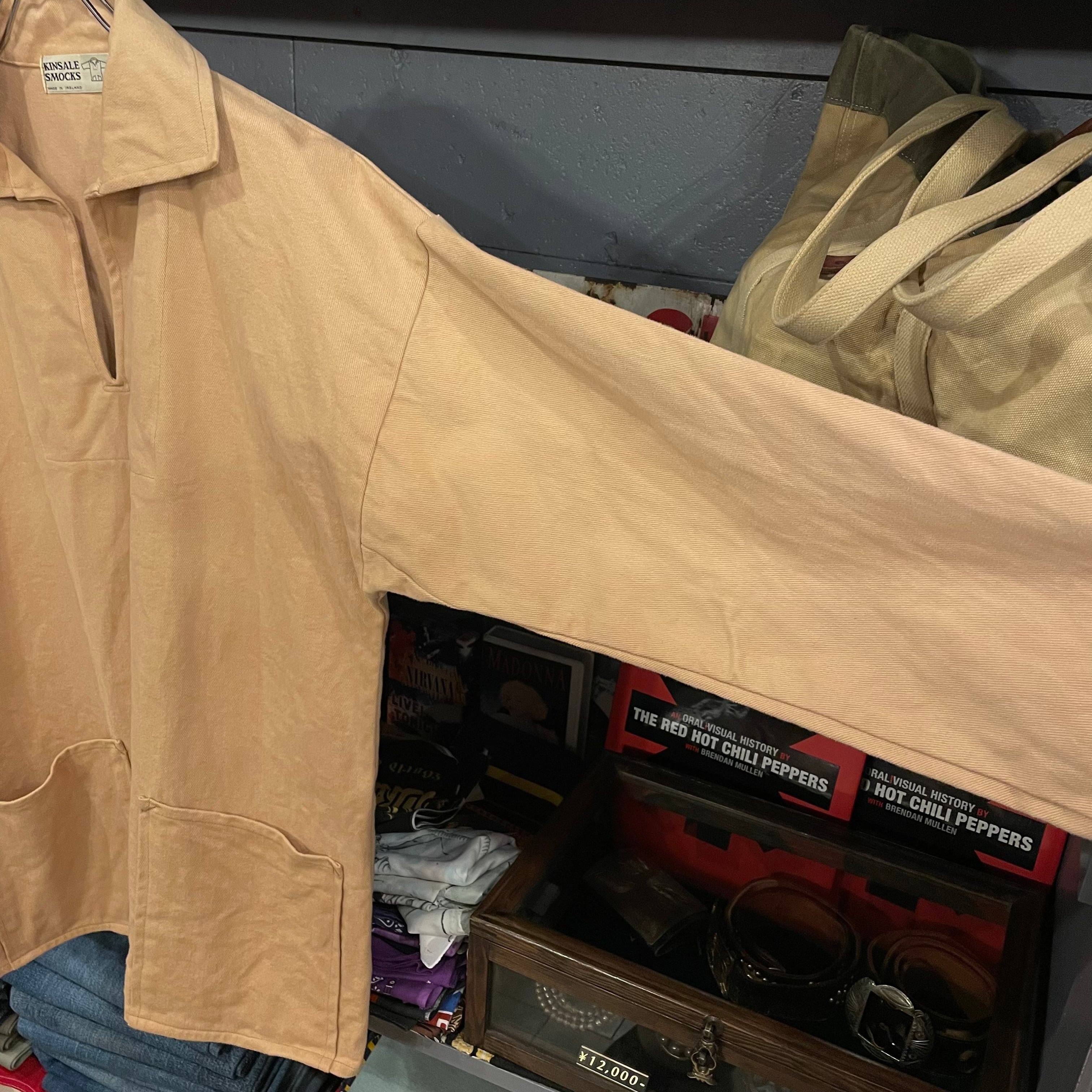 古着 70-80s Ireland製 Kinsale smocks 襟付き コットンツイル