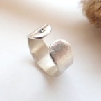 Hammered Rough Open Ring(10mm)　