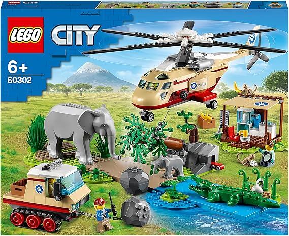 レゴ(LEGO) シティ 出動！どうぶつレスキュー 60302 おもちゃ ブロック