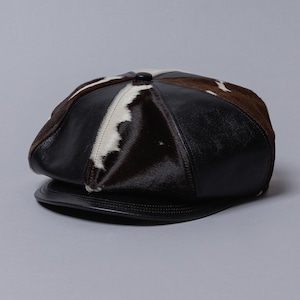 [SOLARIS&CO.]Holsetin × Horsehide Casquette - "OLDBOY"