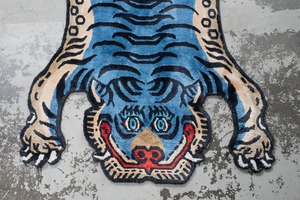 Tibetan Tiger Rug 《Sサイズ•シルク094》チベタンタイガーラグ