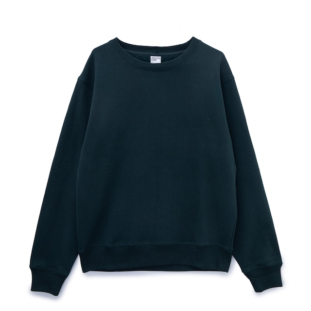 15oz Garment Dye Crew Neck Sweat <Dark Green>