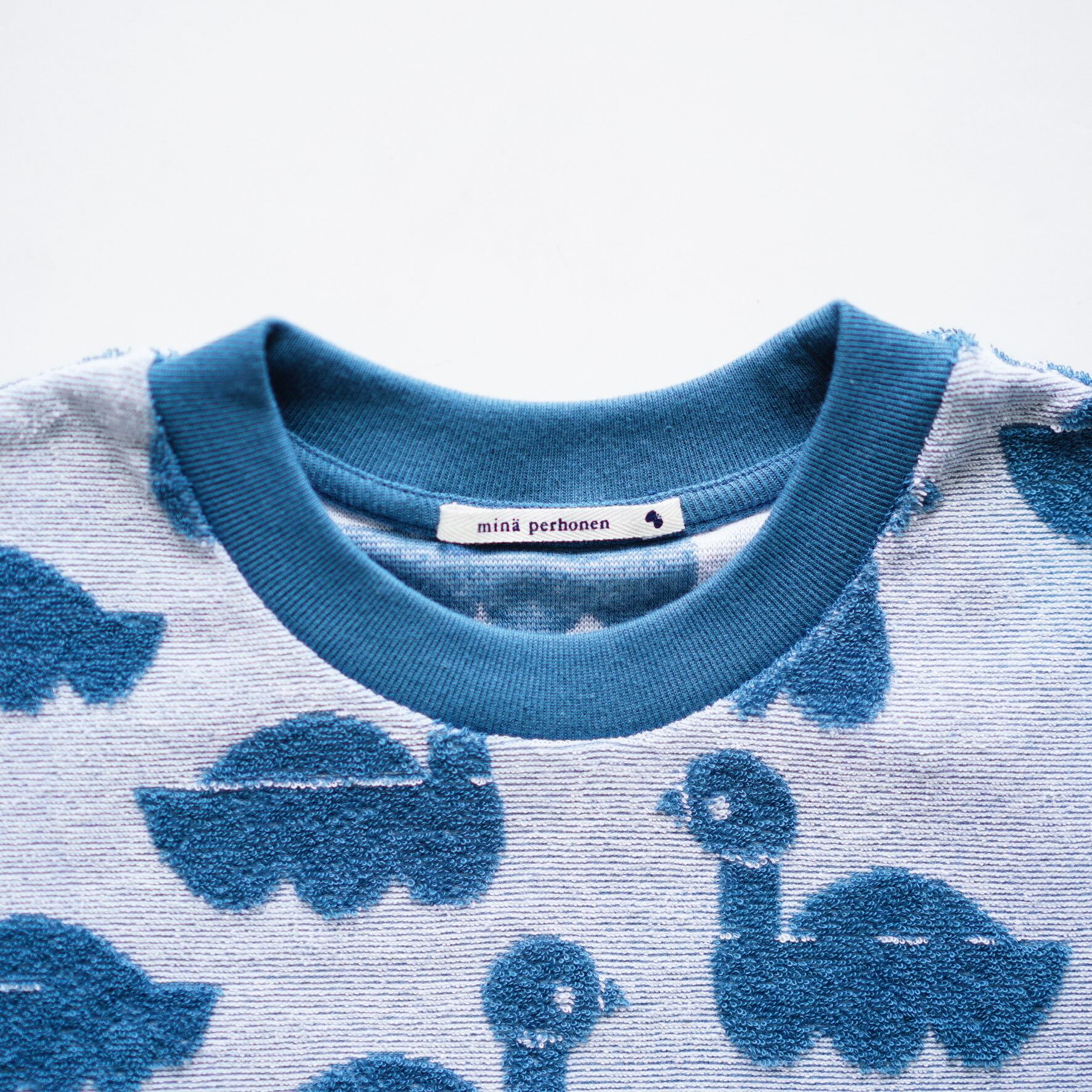 mina perhonen 24SS 〉 sea birds / Tシャツ / ACS8372P / blue / 90