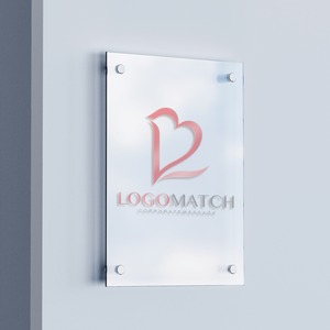 優しいハートとLのロゴ