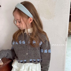 «予約»«ジュニアサイズあり»«poisson» ヘイズカーディガン 2colors