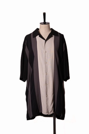 1990's silk open collar shirt