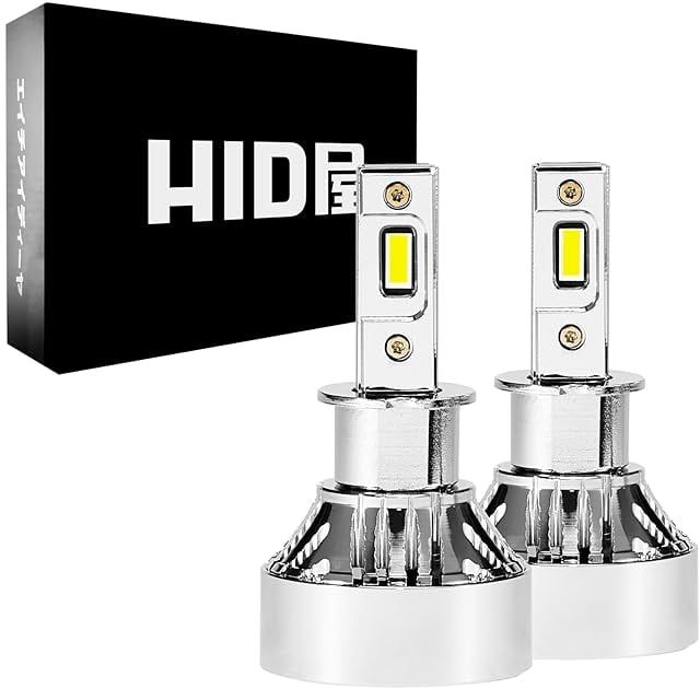 HID屋 H3 LED ヘッドライト フォグランプ 49600cd(カンデラ) 爆光