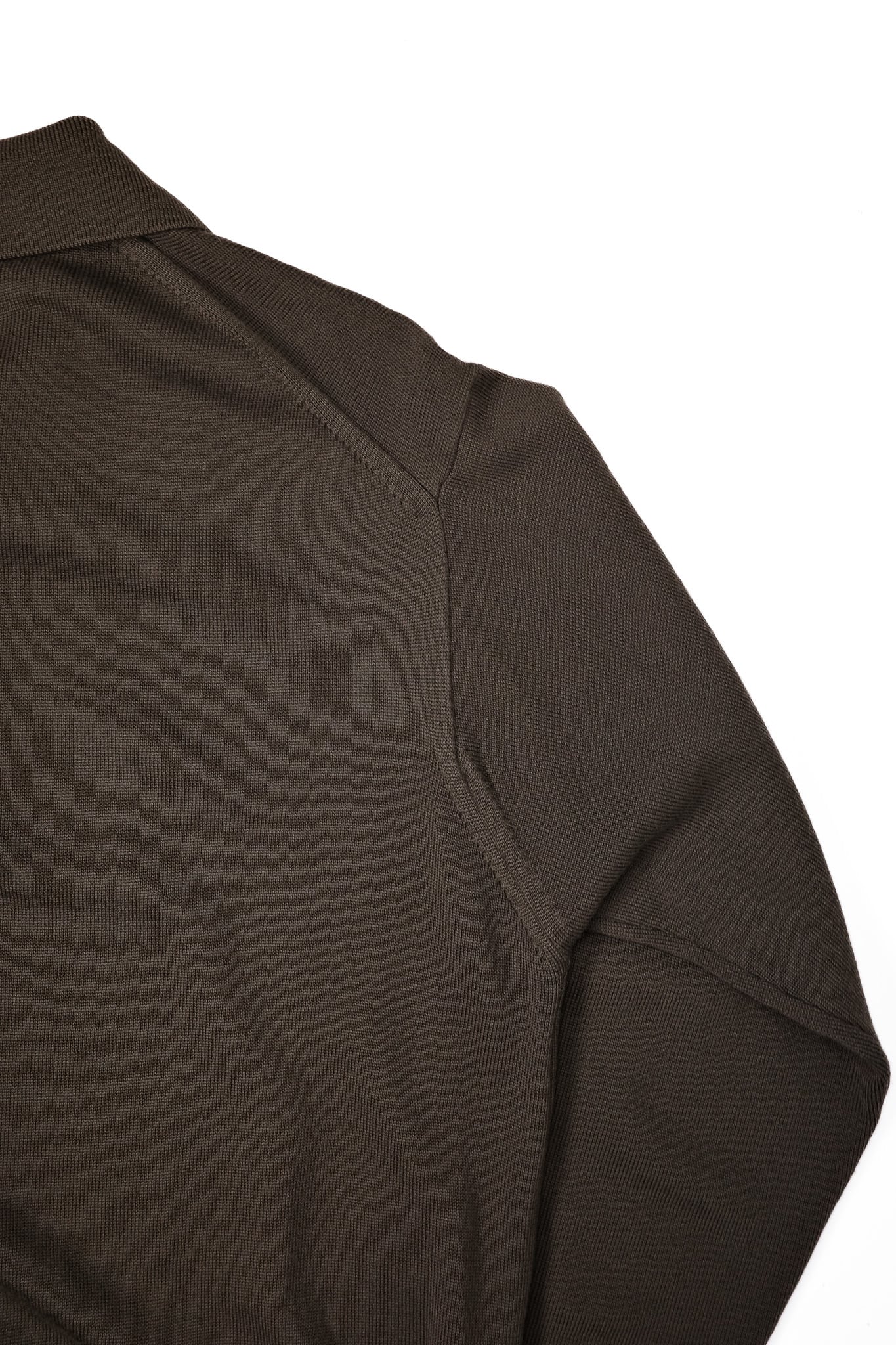 トップス 1990's giorgio armani knit polo 1990's] “Giorgio Armani Le Collezioni” Merino Wool Full-Fashioned