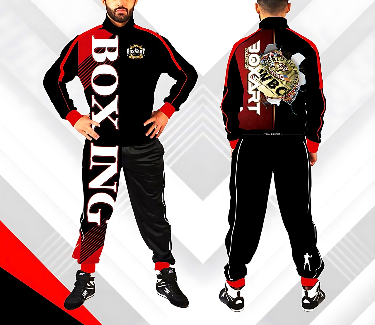 【WBC公認ブランド】BOX ARTセットアップ〜BOXING SWEATSUIT〜