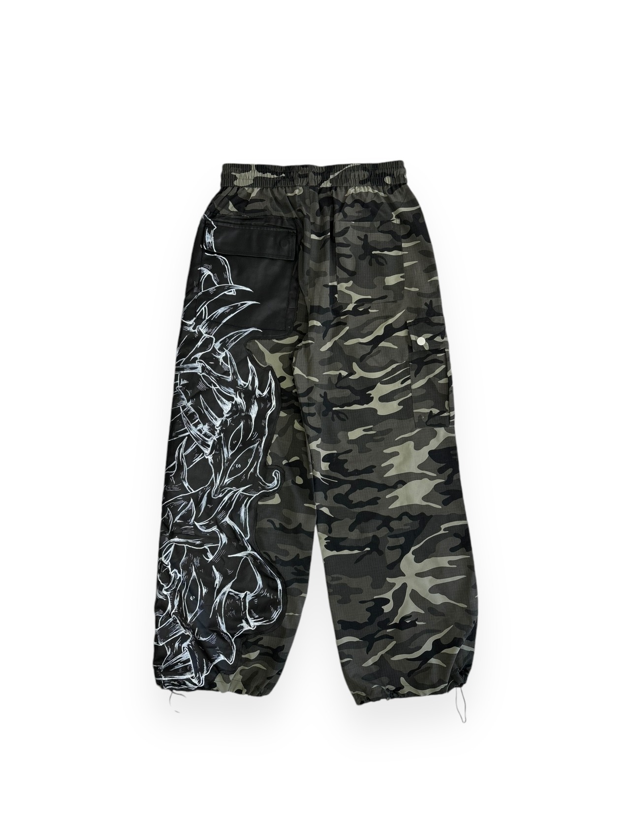 【RUPTIVEY】camouflage paint cargo pants"浸刃"